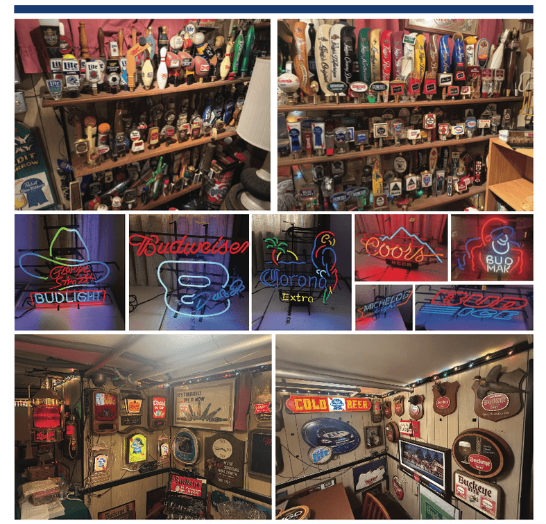 Image for (Toledo OH) Breweriana & Tap Handle Collection, Neon Signs, Vintage Beer Signs, Tools, Household, Toys (Walker Ave)