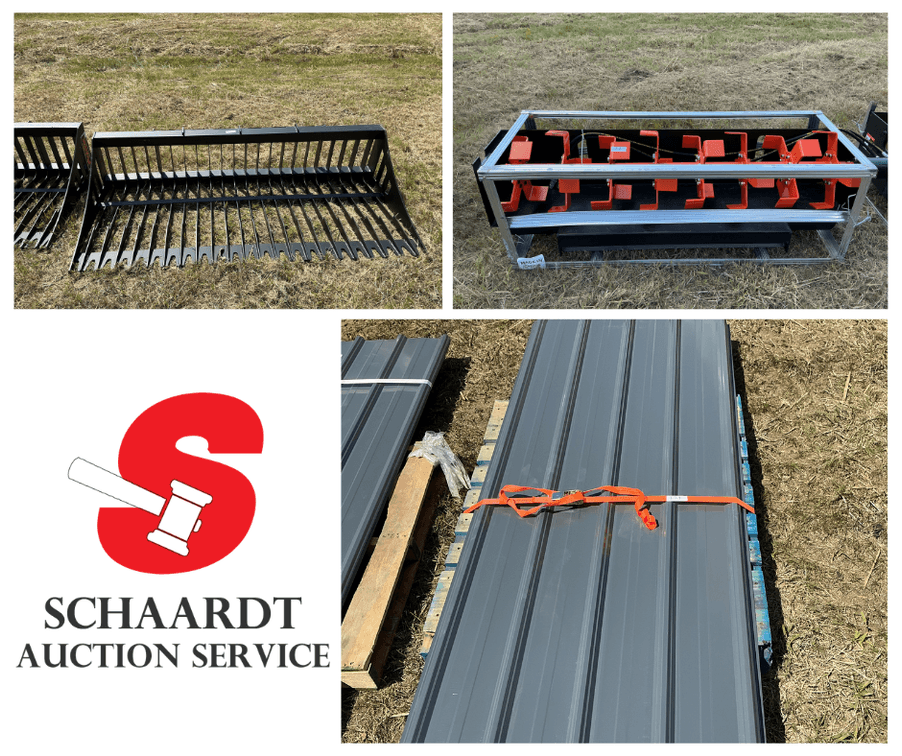 Image for Special Skid Steer Attachment, Tools, & Container Auction
