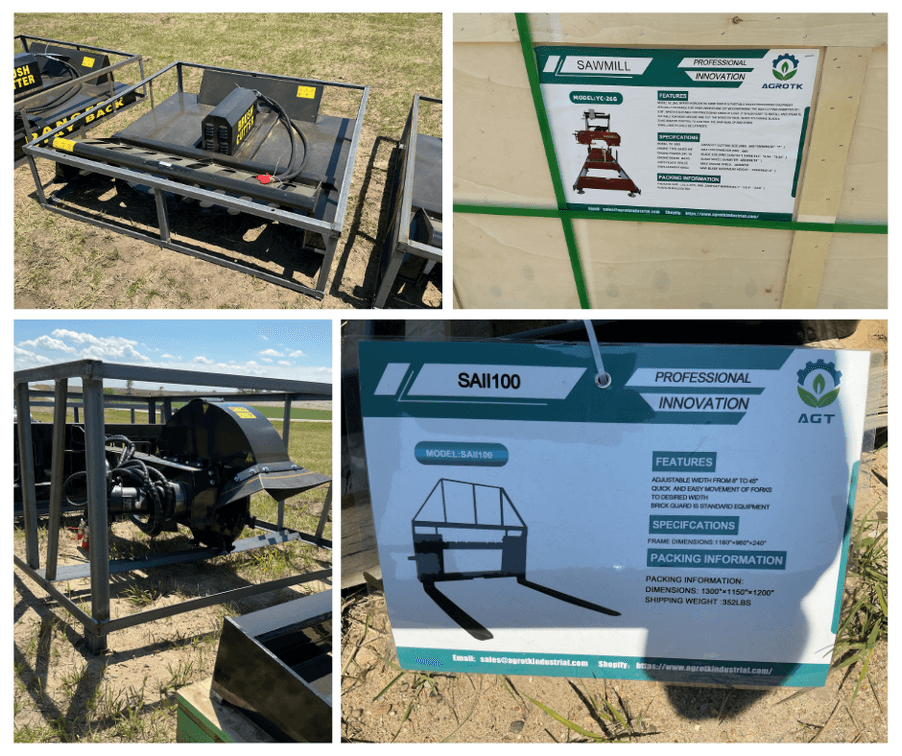 Image for Special Skid Steer Attachment, Tools, & Container Auction