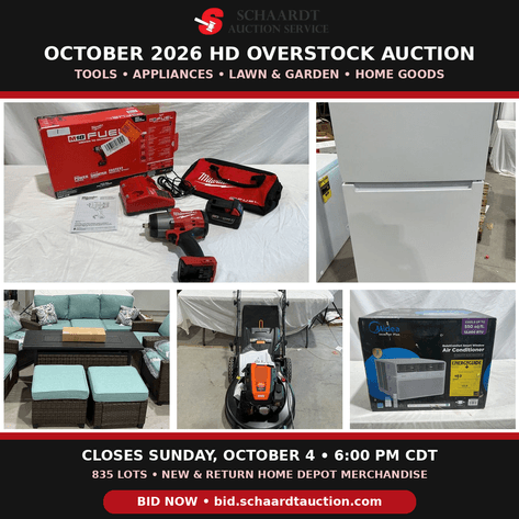 Image for October 2026 HD Overstock Auction