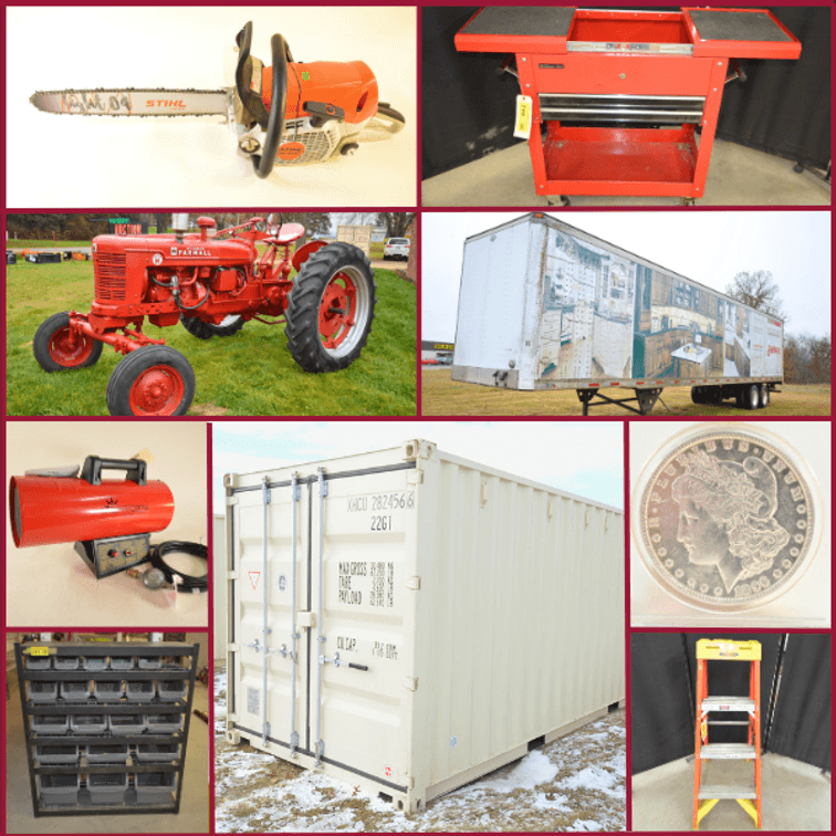 Image for SHIPPING CONTAINERS, FARMALL TRACTOR, SILVER COINS, AND MORE! - Mondovi, WI