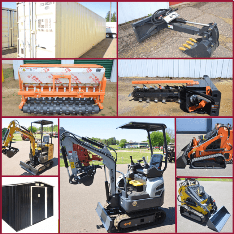 Image for EXCAVATORS, SKID STEERS, SHIPPING CONTAINERS, SKID STEER ATTACHMENTS - Mondovi, WI