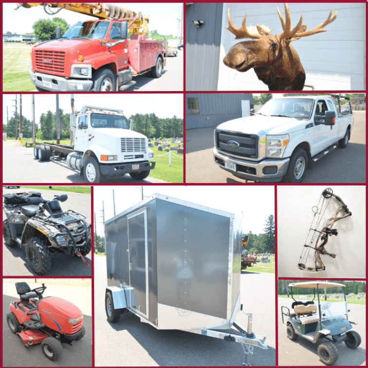 Image for FORD F250, CAN AM ATV, ENCLOSED TRAILER, MOWERS & SPORTING GOODS - Mondovi, WI