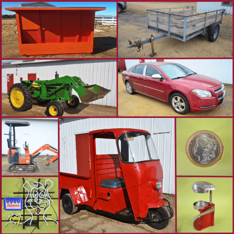 Image for JD 2630, CHEVY MALIBU, MINI EXCAVATOR, CUSHMAN, SILVER COINS, COLLECTIBLES AND MORE! - Mondovi, WI