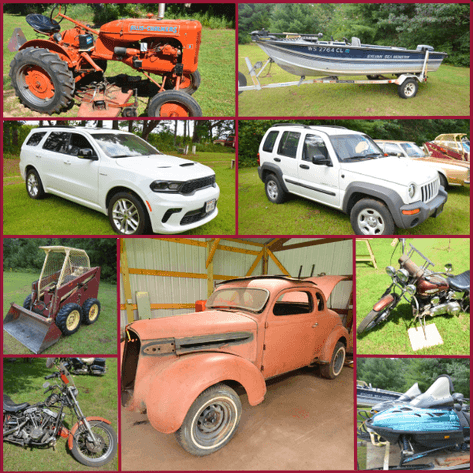 RICHARD RUDE ESTATE: VEHICLES, CYCLES, TOOLS, PARTS AND MORE  - Mondovi, WI