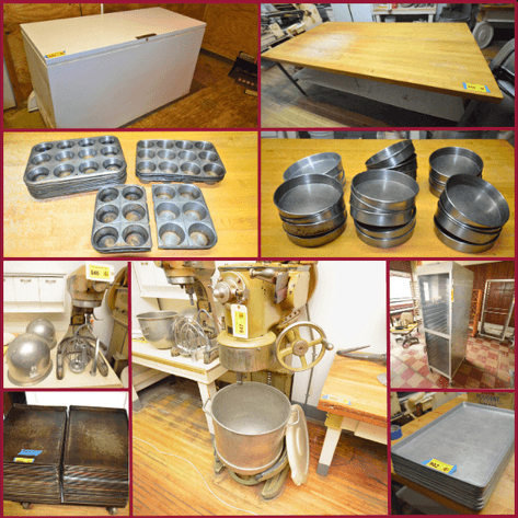 DURAND BAKERY EQUIPMENT AND INVENTORY - Durand, WI