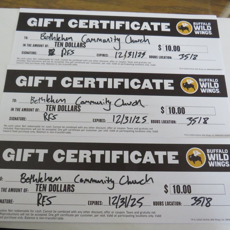 Image for Bethlehem Community Church Benefit Auction