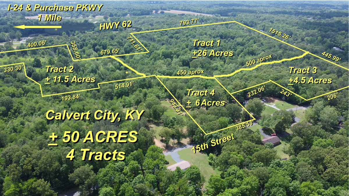 Image for ABSOLUTE ESTATE AUCTION • HWY 62, 95 & 15TH Street, Calvert City, KY
