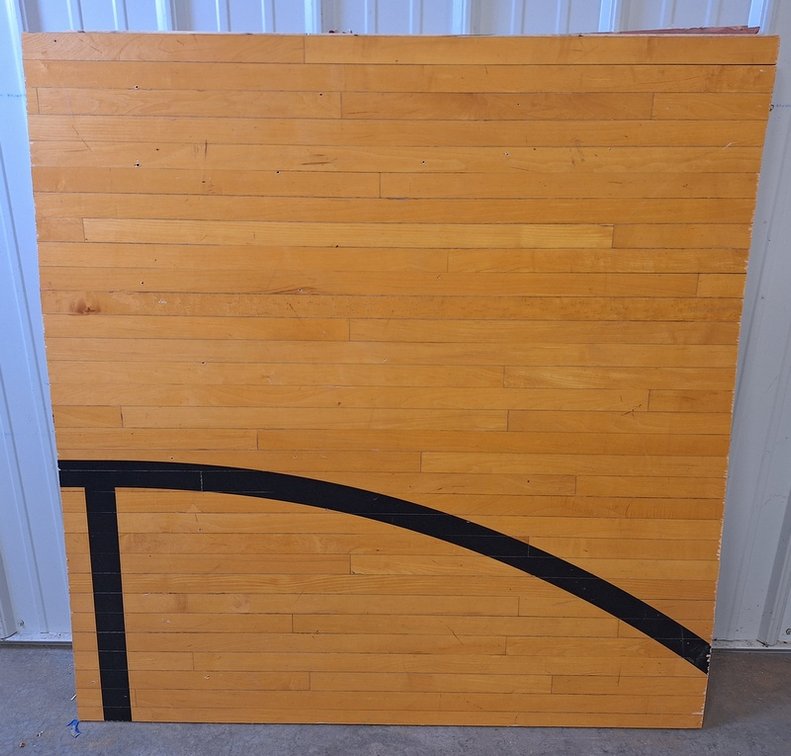 Image for Rushville Memorial Gym Floor Pieces Online Auction