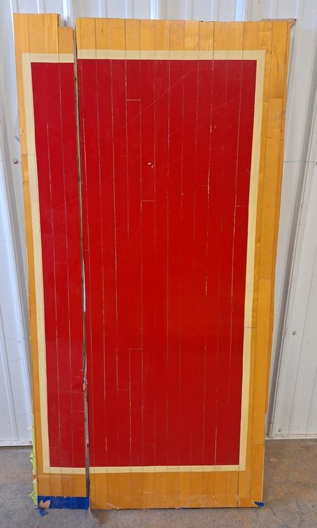 Image for Rushville Memorial Gym Floor Pieces Online Auction