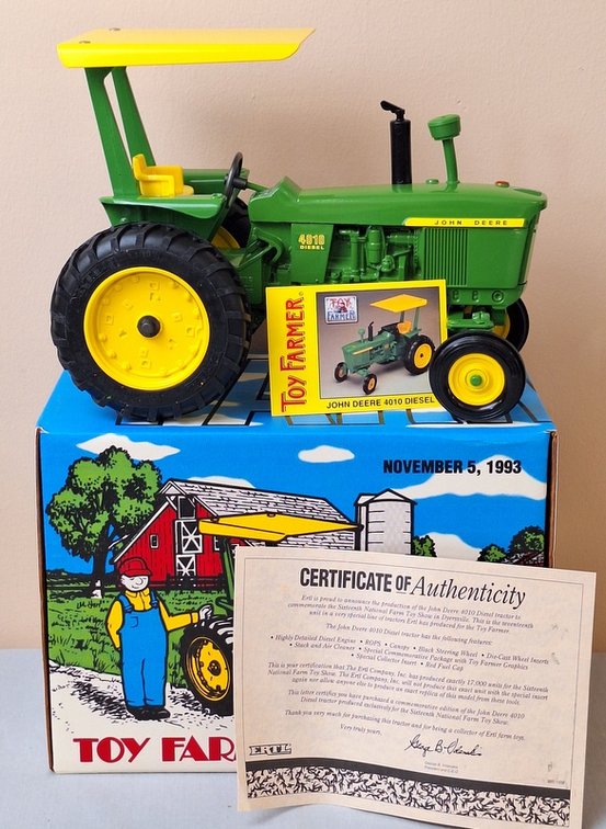Image for Toy Tractors, Hallmark, Die-Cast Collectibles Online Auction