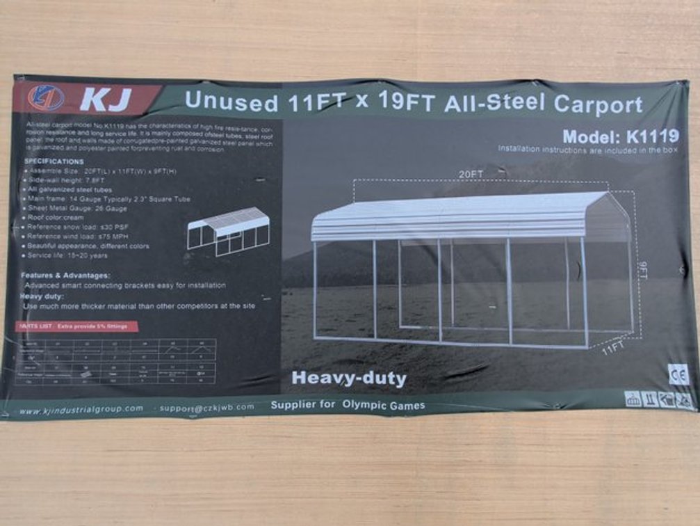 Image for NEW Metal Garages, Metal Driveway Gates, Chicken Coops, and Fencing Online Auction - Bechtelsville, PA 