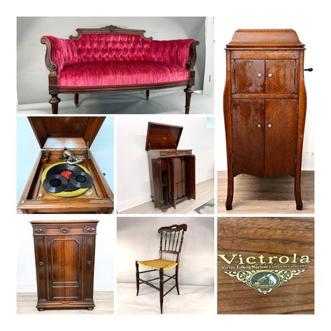 Image for Fabulous Antiques, Victrolas, Antique Tools, Collectible Glass & Crystal, USMC Vintage Gear, Framed Works and More