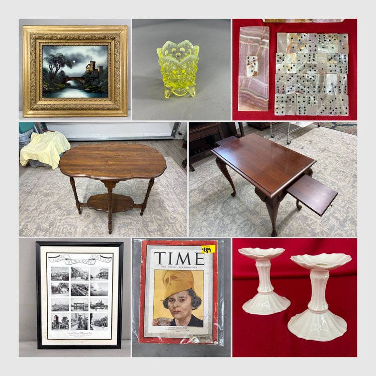Image for Fabulous Antiques, Victrolas, Antique Tools, Collectible Glass & Crystal, USMC Vintage Gear, Framed Works and More
