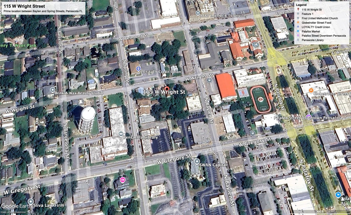 Image for 115 W. Wright St. Prime Downtown Pensacola FL Location