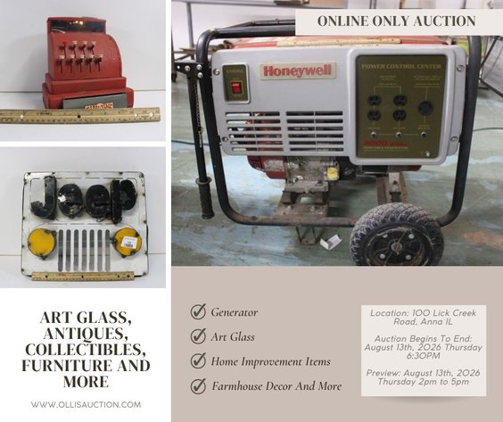 Image for Art Glass, Antiques, Collectibles, Furniture And More