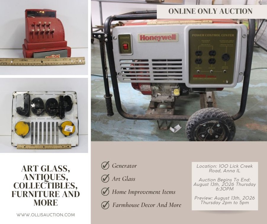 Image for Art Glass, Antiques, Collectibles, Furniture And More