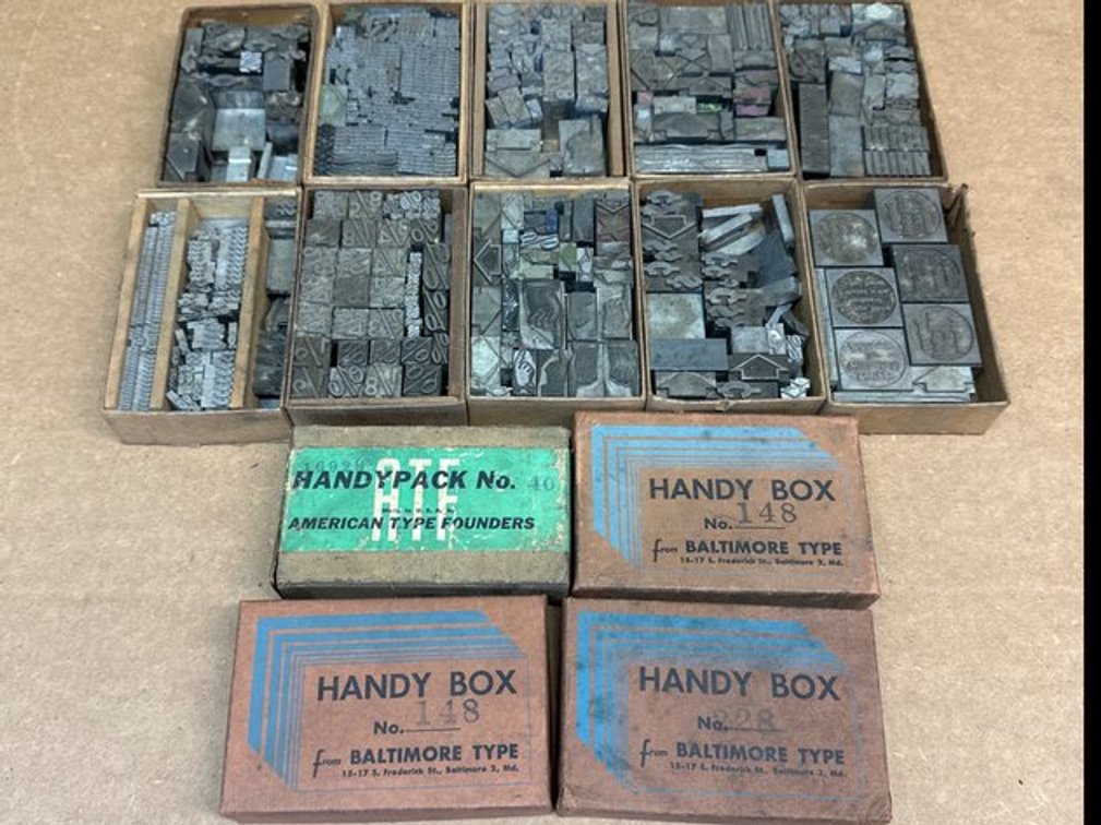 Image for Letterpress & Hand Book Bindery Auction