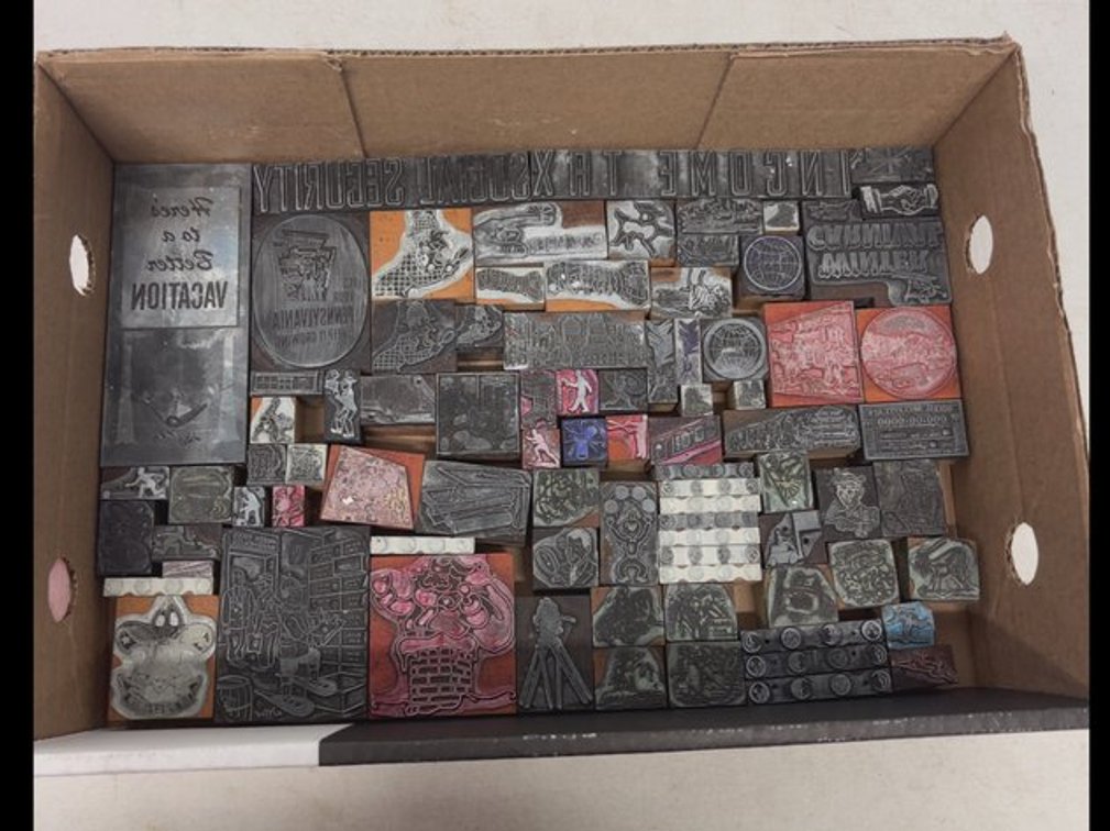 Image for Letterpress, Bindery, Woodworking, Tin Smith, Antiques, Man Cave Auction