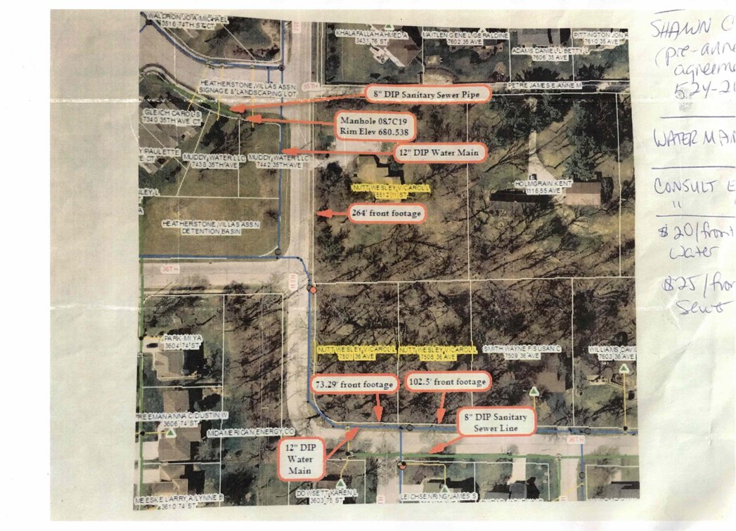 Image for Moline, IL: 2 Residential Lots at 7501 & 7505 36th Ave., Moline, IL 61265 (Rock Island County)
