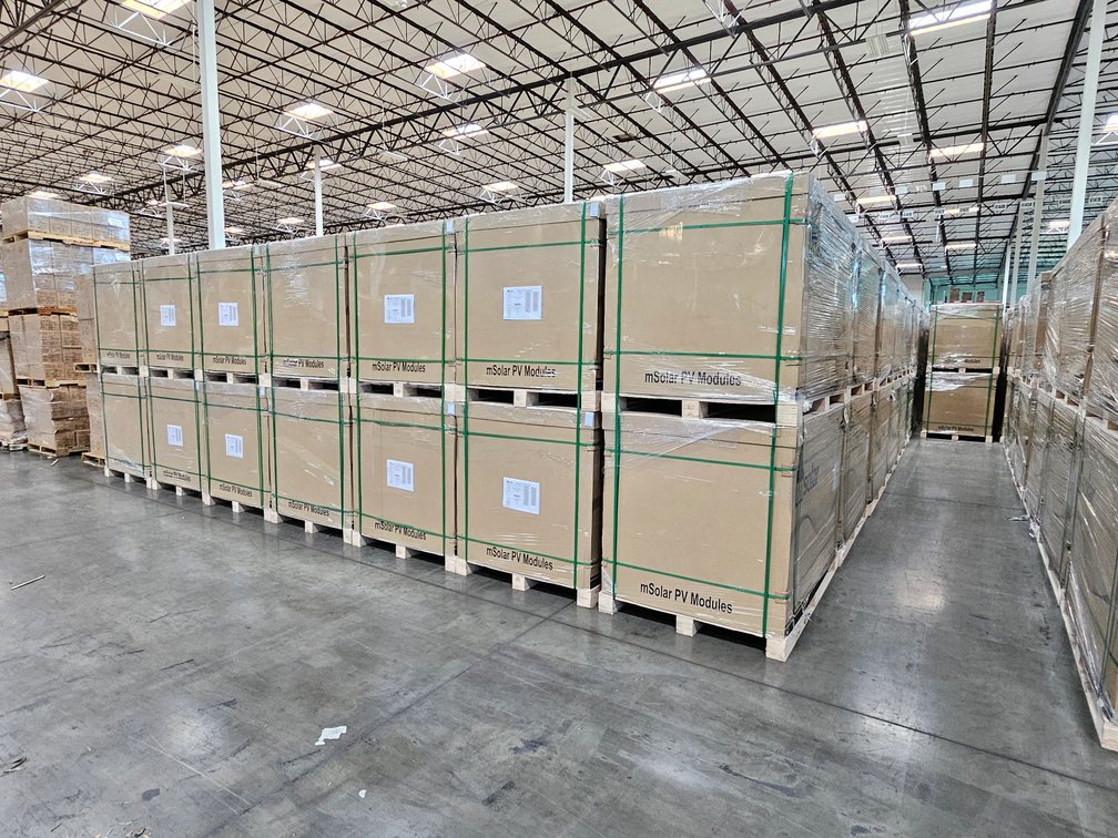 Image for Chino, CA: Auction of New Solar Panels By Order of Warehouse to Satisfy Storage Lien