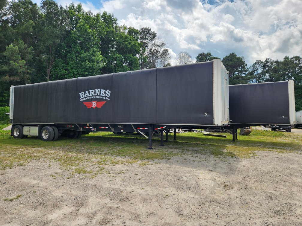 Image for Wilson, NC: Late Model Flatbed Conestoga, Hopper Bottom & End Dump Semi Trailer Auction