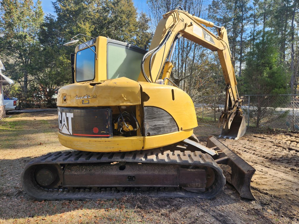 Image for North Charleston, SC: CAT 308C CR Excavator & Ford F-750 Chipper Truck