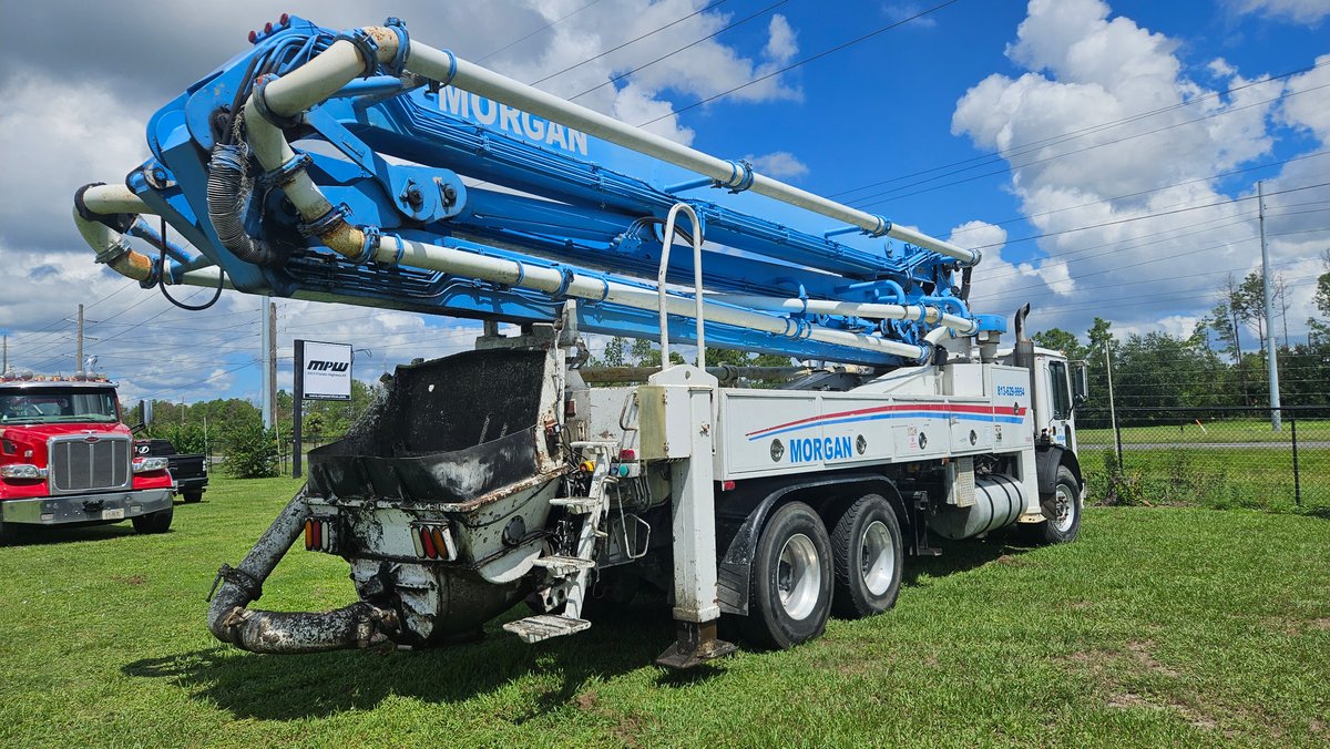 Image for Bartow, FL: 2014 Peterbilt 367 w/ National Crane (NBT45-127), 2007 Mack Concrete Pumper Truck, Sleeper Trucks, & Trailer