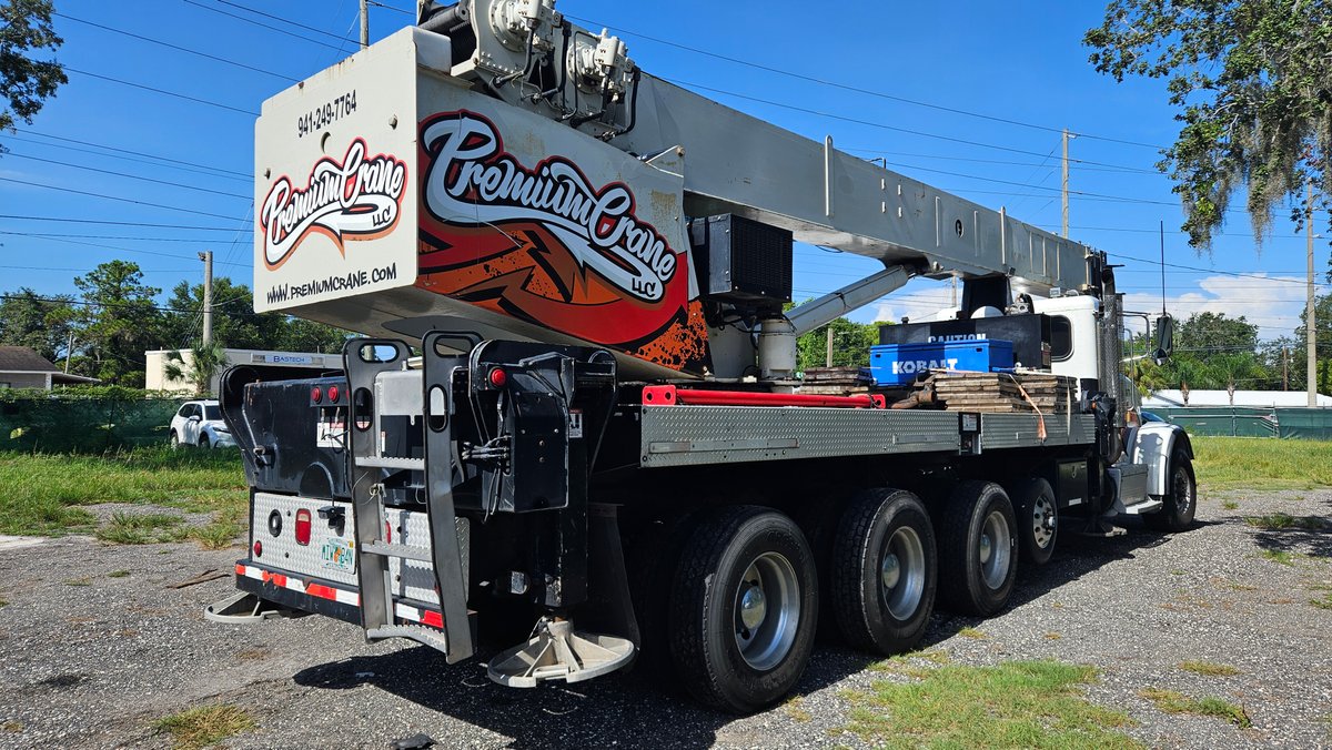 Image for Bartow, FL: 2014 Peterbilt 367 w/ National Crane (NBT45-127), 2007 Mack Concrete Pumper Truck, Sleeper Trucks, & Trailer