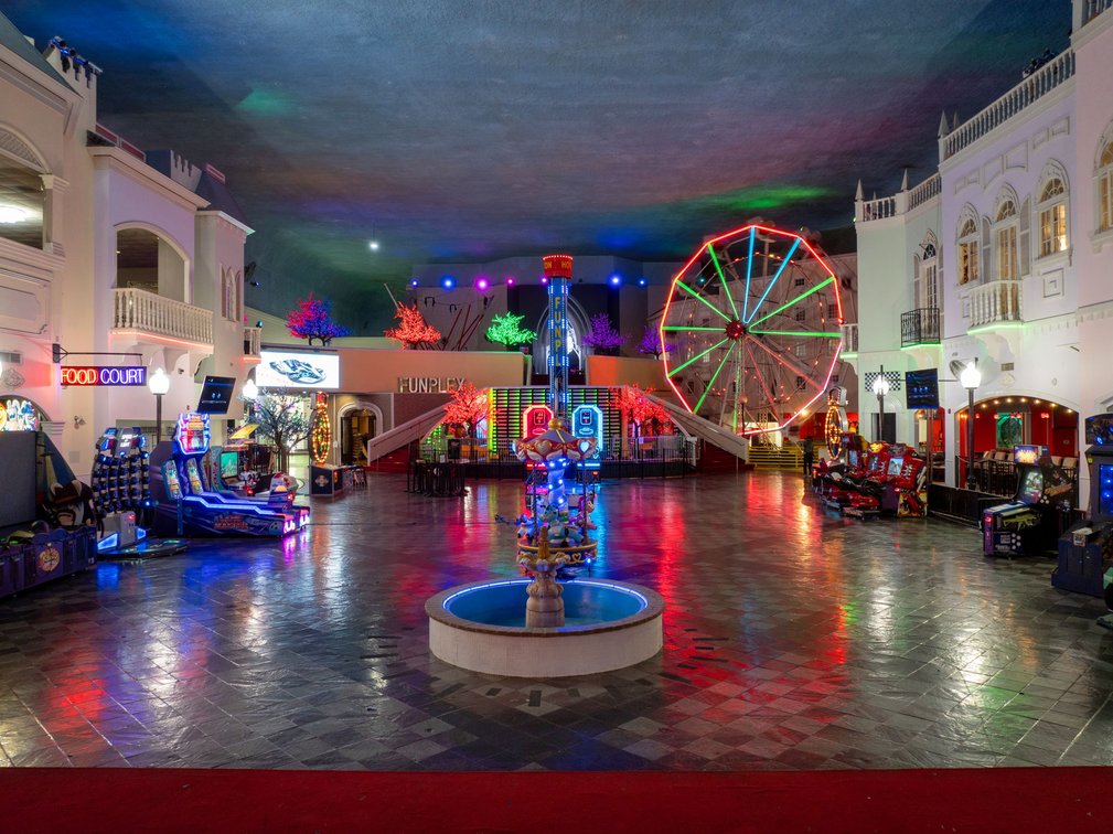 Image for Day 1: Houston's Largest Indoor Amusement Park with Ferris Wheel, Rides, Bowling, Arcade, VR, Kitchen/ Bar, Decor & More