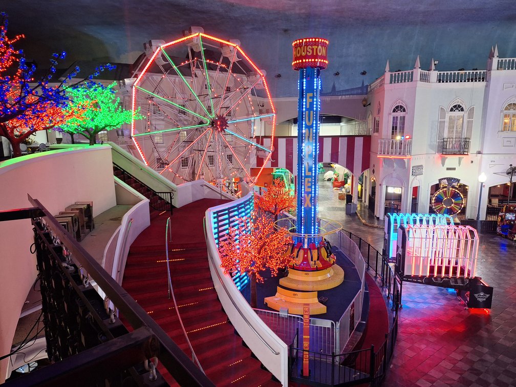 Image for Day 2: Houston's Largest Indoor Amusement Park with Ferris Wheel, Rides, Bowling, Arcade, VR, Kitchen/ Bar, Decor & More