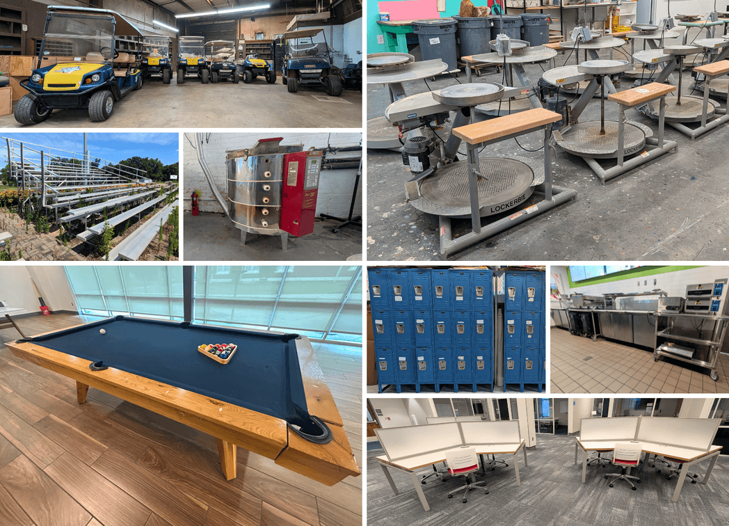 Image for Gaffney, SC: Contents of Former University Student Recreation, Arts Department, & Supporting Kitchen Equipment