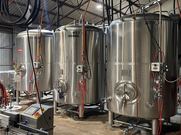 Image for Brenham, TX: Brazos Valley Brewing Co. Production Brewing Assets Including Canning Line, 20bbl Brewhouse & Tanks, Glycol Chiller, Keg Washer & Taproom