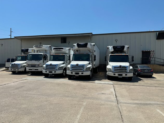 Image for Bryan, TX: ISUZU, HINO & FREIGHTLINER Reefer Trucks with THERMO KING & CARRIER, Trailers & Fleet Vehicles of Former Meat Processor