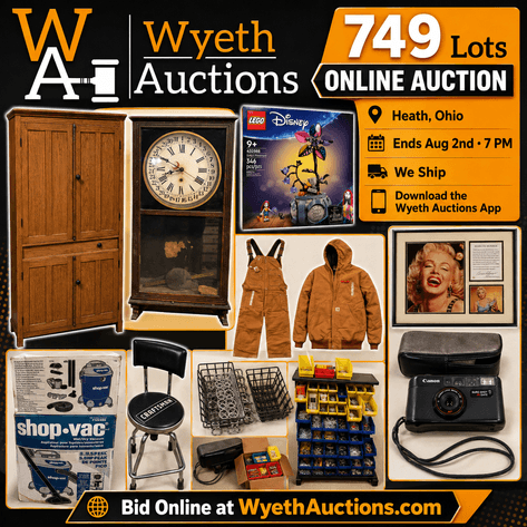Image for Online Auction Heath Ohio Aug 2nd