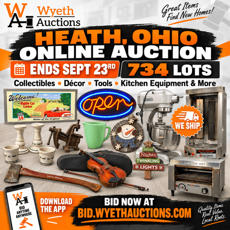 Image for Heath Ohio Online Auction Sept 23rd