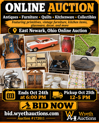 Image for East Newark Ohio Online Auction Oct 24th