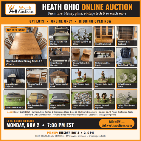 Image for Heath Ohio Online Auction Nov 2nd