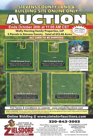 Image for Stevens County Land & Building Site Online Only Auction