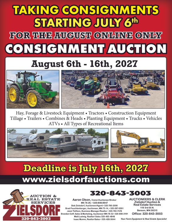 Image for August 2027 Online Only Consignment Auction