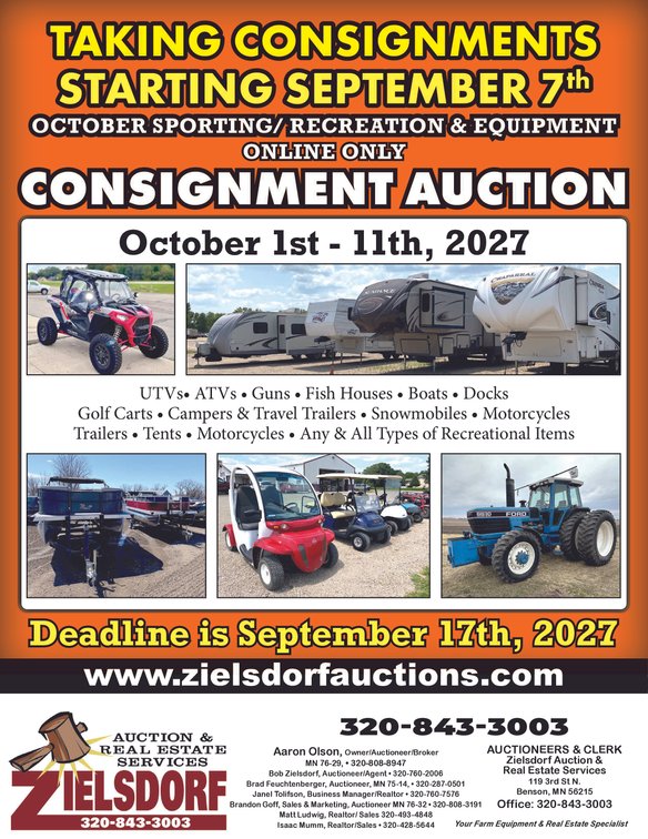 Image for October 2027 Sporting / Recreation & Equipment Online Only Consignment Auction