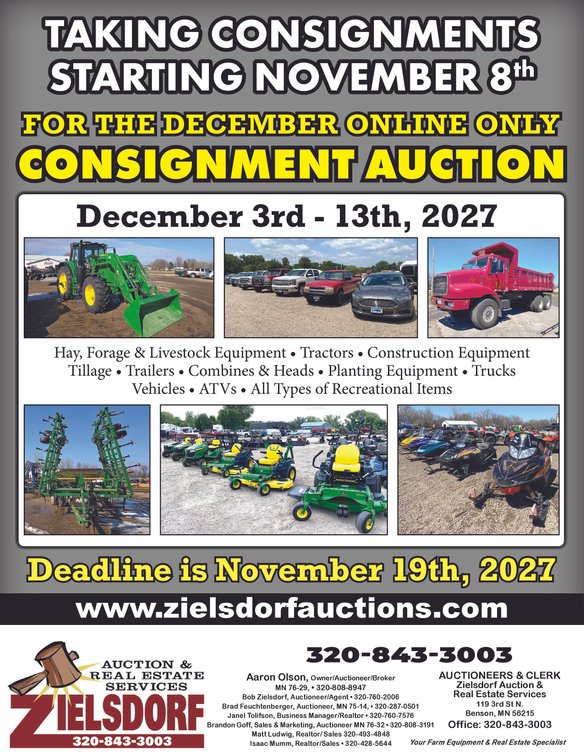 Image for December 2027 Online Only Consignment Auction