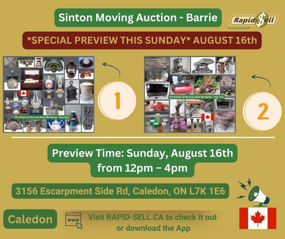 Image for Day One - The Estate of Norman Ross McAlpine - Caledon - Wednesday, Aug. 19th