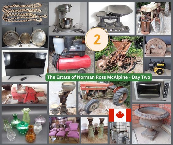 Image for Day Two - The Estate of Norman Ross McAlpine - Caledon - Thursday, Aug. 20th