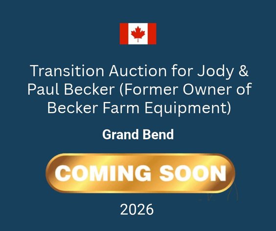 Image for Transition Auction for Jody & Paul Becker (Former Owner of Becker Farm Equipment)