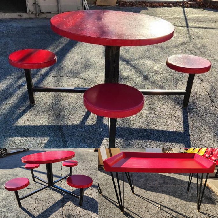 Image for Work Tables, Break Room Furniture, Laundromat Folding Tables, Seating, Commercial Washers