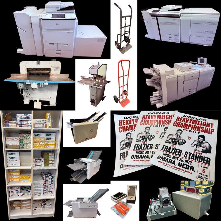 Image for Complete Liquidation — Commercial Print Shop | Council Bluffs, Iowa | Online Only