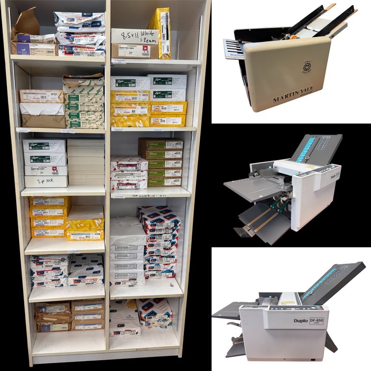 Image for Complete Liquidation — Commercial Print Shop | Council Bluffs, Iowa | Online Only