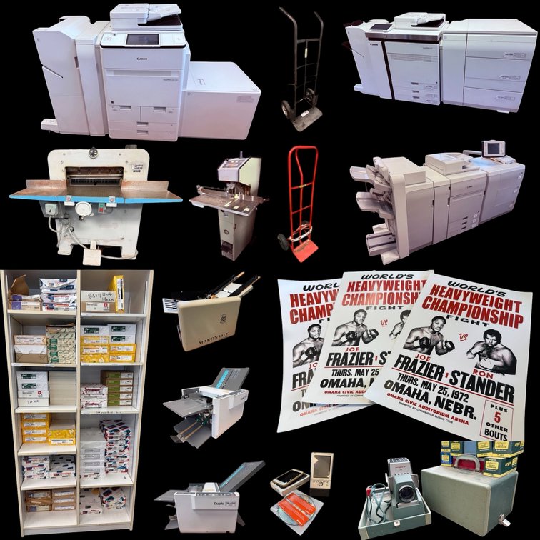 Image for Complete Liquidation — Commercial Print Shop | Council Bluffs, Iowa | Online Only