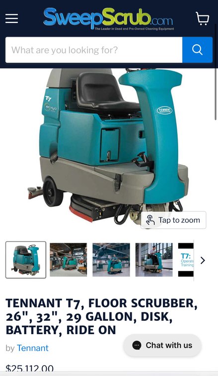 Image for COMMERCIAL CLEANING EQUIPMENT , OFFICE FURNTIURES & MORE